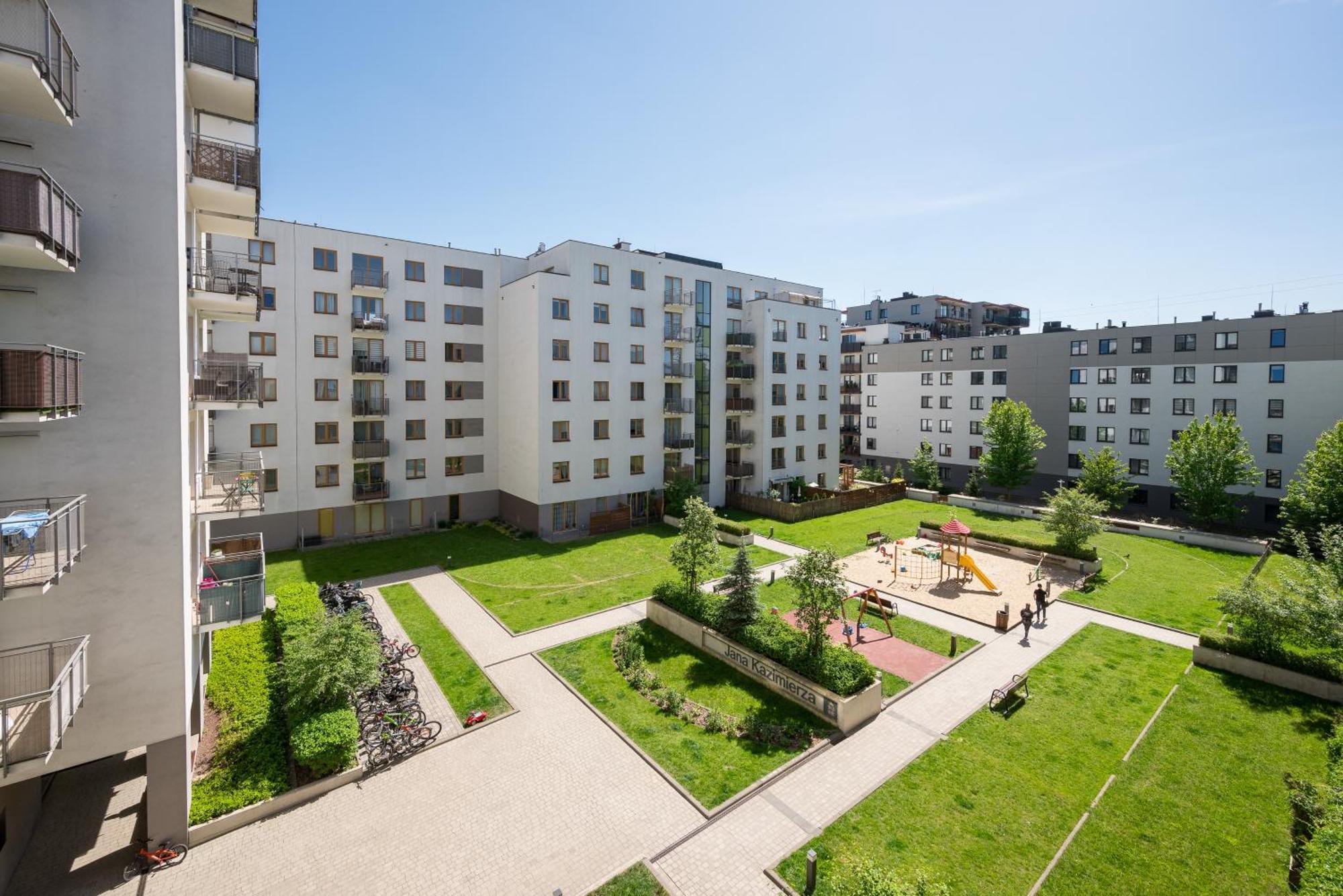 Wola Jana Kazimierza Chic Apartment Warschau Exterior foto